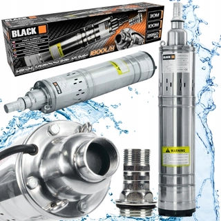 Čerpadlo,  hydrofór - Čierne 1000 W ponorné čerpadlo 1800 l/h